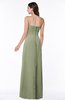 ColsBM Blythe Moss Green Romantic Empire Sleeveless Backless Floor Length Plus Size Bridesmaid Dresses