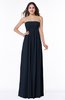 ColsBM Blythe Navy Blue Romantic Empire Sleeveless Backless Floor Length Plus Size Bridesmaid Dresses