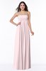 ColsBM Blythe Petal Pink Romantic Empire Sleeveless Backless Floor Length Plus Size Bridesmaid Dresses