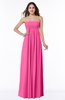 ColsBM Blythe Rose Pink Romantic Empire Sleeveless Backless Floor Length Plus Size Bridesmaid Dresses