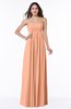 ColsBM Blythe Salmon Romantic Empire Sleeveless Backless Floor Length Plus Size Bridesmaid Dresses
