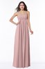 ColsBM Blythe Silver Pink Romantic Empire Sleeveless Backless Floor Length Plus Size Bridesmaid Dresses