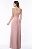 ColsBM Blythe Silver Pink Romantic Empire Sleeveless Backless Floor Length Plus Size Bridesmaid Dresses