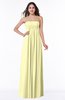 ColsBM Blythe Wax Yellow Romantic Empire Sleeveless Backless Floor Length Plus Size Bridesmaid Dresses