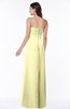 ColsBM Blythe Wax Yellow Romantic Empire Sleeveless Backless Floor Length Plus Size Bridesmaid Dresses