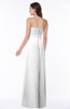 ColsBM Blythe White Romantic Empire Sleeveless Backless Floor Length Plus Size Bridesmaid Dresses
