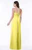 ColsBM Blythe Yellow Iris Romantic Empire Sleeveless Backless Floor Length Plus Size Bridesmaid Dresses