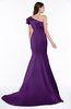 ColsBM Abigail Amaranth Purple Elegant Fishtail Sleeveless Zip up Satin Ruffles Bridesmaid Dresses