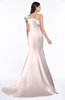 ColsBM Abigail Blush Elegant Fishtail Sleeveless Zip up Satin Ruffles Bridesmaid Dresses