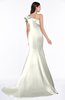 ColsBM Abigail Cream Elegant Fishtail Sleeveless Zip up Satin Ruffles Bridesmaid Dresses
