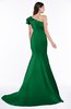 ColsBM Abigail Green Elegant Fishtail Sleeveless Zip up Satin Ruffles Bridesmaid Dresses