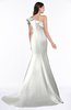 ColsBM Abigail Ivory Elegant Fishtail Sleeveless Zip up Satin Ruffles Bridesmaid Dresses