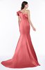 ColsBM Abigail Shell Pink Elegant Fishtail Sleeveless Zip up Satin Ruffles Bridesmaid Dresses
