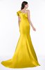 ColsBM Abigail Yellow Elegant Fishtail Sleeveless Zip up Satin Ruffles Bridesmaid Dresses