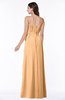 ColsBM Dahlia Apricot Sexy A-line Zip up Chiffon Floor Length Sash Plus Size Bridesmaid Dresses