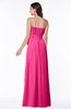 ColsBM Dahlia Fandango Pink Sexy A-line Zip up Chiffon Floor Length Sash Plus Size Bridesmaid Dresses