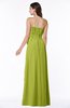 ColsBM Dahlia Green Oasis Sexy A-line Zip up Chiffon Floor Length Sash Plus Size Bridesmaid Dresses