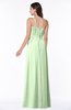 ColsBM Dahlia Pale Green Sexy A-line Zip up Chiffon Floor Length Sash Plus Size Bridesmaid Dresses