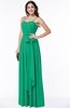ColsBM Dahlia Pepper Green Sexy A-line Zip up Chiffon Floor Length Sash Plus Size Bridesmaid Dresses