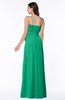 ColsBM Dahlia Sea Green Sexy A-line Zip up Chiffon Floor Length Sash Plus Size Bridesmaid Dresses
