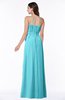 ColsBM Dahlia Turquoise Sexy A-line Zip up Chiffon Floor Length Sash Plus Size Bridesmaid Dresses