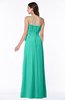 ColsBM Dahlia Viridian Green Sexy A-line Zip up Chiffon Floor Length Sash Plus Size Bridesmaid Dresses