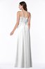 ColsBM Dahlia White Sexy A-line Zip up Chiffon Floor Length Sash Plus Size Bridesmaid Dresses