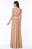 ColsBM Miracle Almost Apricot Sexy A-line Spaghetti Sleeveless Flower Plus Size Bridesmaid Dresses