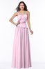 ColsBM Miracle Baby Pink Sexy A-line Spaghetti Sleeveless Flower Plus Size Bridesmaid Dresses