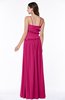 ColsBM Miracle Beetroot Purple Sexy A-line Spaghetti Sleeveless Flower Plus Size Bridesmaid Dresses