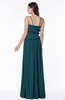 ColsBM Miracle Blue Green Sexy A-line Spaghetti Sleeveless Flower Plus Size Bridesmaid Dresses