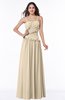 ColsBM Miracle Champagne Sexy A-line Spaghetti Sleeveless Flower Plus Size Bridesmaid Dresses