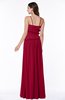 ColsBM Miracle Dark Red Sexy A-line Spaghetti Sleeveless Flower Plus Size Bridesmaid Dresses