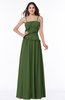 ColsBM Miracle Garden Green Sexy A-line Spaghetti Sleeveless Flower Plus Size Bridesmaid Dresses