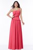 ColsBM Miracle Guava Sexy A-line Spaghetti Sleeveless Flower Plus Size Bridesmaid Dresses