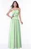 ColsBM Miracle Light Green Sexy A-line Spaghetti Sleeveless Flower Plus Size Bridesmaid Dresses
