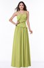 ColsBM Miracle Linden Green Sexy A-line Spaghetti Sleeveless Flower Plus Size Bridesmaid Dresses