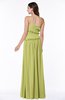 ColsBM Miracle Linden Green Sexy A-line Spaghetti Sleeveless Flower Plus Size Bridesmaid Dresses