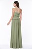 ColsBM Miracle Moss Green Sexy A-line Spaghetti Sleeveless Flower Plus Size Bridesmaid Dresses