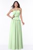 ColsBM Miracle Pale Green Sexy A-line Spaghetti Sleeveless Flower Plus Size Bridesmaid Dresses