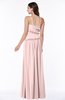 ColsBM Miracle Pastel Pink Sexy A-line Spaghetti Sleeveless Flower Plus Size Bridesmaid Dresses
