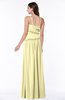 ColsBM Miracle Soft Yellow Sexy A-line Spaghetti Sleeveless Flower Plus Size Bridesmaid Dresses