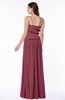 ColsBM Miracle Wine Sexy A-line Spaghetti Sleeveless Flower Plus Size Bridesmaid Dresses