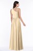 ColsBM Nancy Apricot Gelato Sexy A-line Sleeveless Zip up Chiffon Ruching Plus Size Bridesmaid Dresses