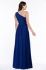 ColsBM Nancy Sodalite Blue Sexy A-line Sleeveless Zip up Chiffon Ruching Plus Size Bridesmaid Dresses