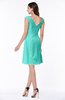 ColsBM Kaylie Blue Turquoise Gorgeous A-line Bateau Sleeveless Backless Plus Size Bridesmaid Dresses