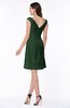 ColsBM Kaylie Hunter Green Gorgeous A-line Bateau Sleeveless Backless Plus Size Bridesmaid Dresses