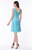 ColsBM Kaylie Light Blue Gorgeous A-line Bateau Sleeveless Backless Plus Size Bridesmaid Dresses