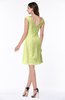 ColsBM Kaylie Lime Green Gorgeous A-line Bateau Sleeveless Backless Plus Size Bridesmaid Dresses