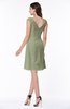 ColsBM Kaylie Moss Green Gorgeous A-line Bateau Sleeveless Backless Plus Size Bridesmaid Dresses